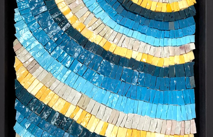 Mal Himmel mal Erde, Mosaik, Smalti, 20x20 cm, 2007