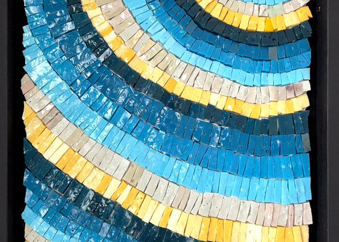 Mal Himmel mal Erde, Mosaik, Smalti, 20x20 cm, 2007