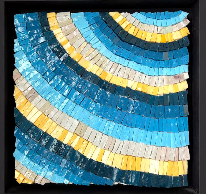 Mal Himmel mal Erde, Mosaik, Smalti, 20x20 cm, 2007